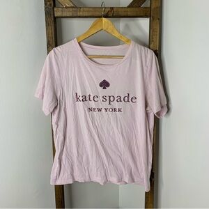 Kate Spade Blush Pink Tee Size L